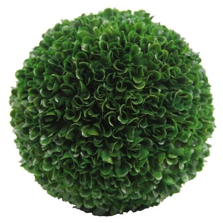 ADLMIRED BY NATURE Admired By Nature ABN5P014-GRN 7.25 in. Faux Preserved Artificial Boxwood Ball Topiary Plant; Green ABN5P014-GRN